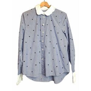 Kate Spade Broome Street Button Front Shirt small New